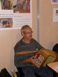 Daniel Cacheux à l’Heure Bleue lors d’un forum des associations